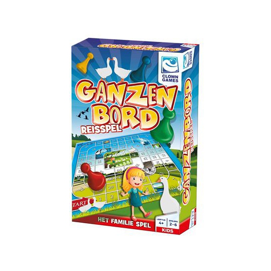 Bordspel ganzenbord reis variant